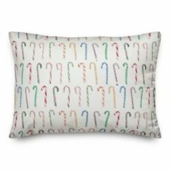 Best Pirce 😀 Candy Cane Pattern 14x20 Throw Pillow by Designs Direct 🌟