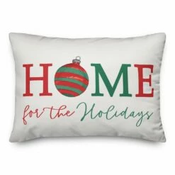 Outlet 🎉 Home For Holidays Ornament 14x20 Throw Pillow by Designs Direct 💯