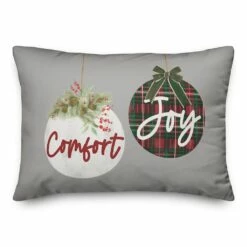 Discount 🔔 Comfort and Joy Ornaments 14x20 Throw Pillow by Designs Direct 🛒