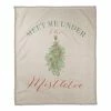 Wholesale 💯 Meet Under Mistletoe 50x60 Coral Fleece Blanket by Designs Direct 🎁