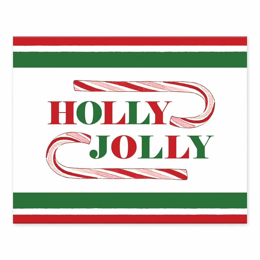 Outlet π Holly Jolly π¬ Candy Cane 10x8 Tabletop Canvas by Designs Direct β€οΈ