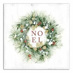 Cheap 🔥 Christmas Wreath Noel Canvas Wall Art by Designs Direct 🌟