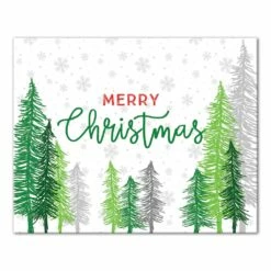 Wholesale โ Merry โ Christmas Forest Canvas Wall Art by Designs Direct ๐งจ