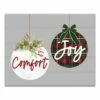 Discount 😉 Comfort and Joy Ornaments 20x16 Canvas Wall Art by Designs Direct ✔️