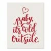 Brand new 🎉 Baby Its Cold Outside Dotted Background 8x10 Tabletop Canvas by Designs Direct 🧨