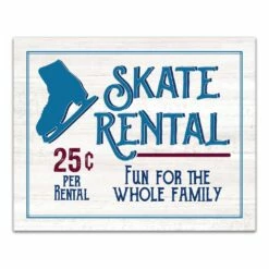 Promo ๐ Skate Rental Blue 20x16 Canvas Wall Art by Designs Direct ๐ฅ