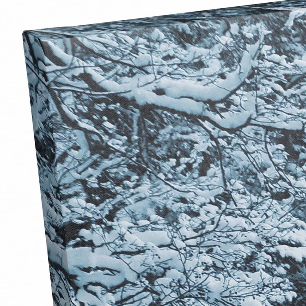 Hot Sale π Snowy Park Lake Pine Trees 36x24 Canvas Wall Art by Designs Direct β - Image 3