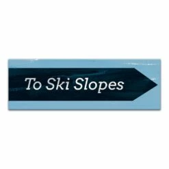 Flash Sale ๐ Ski Slopes Arrow Sign 36x12 Canvas Wall Art by Designs Direct ๐ฏ