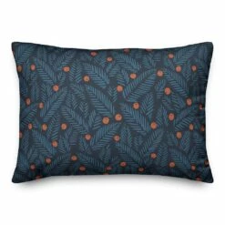 Outlet 🧨 Simple 🎁 Christmas Foliage Throw Pillow by Designs Direct 😍
