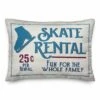 Coupon 💯 Skate Rental Blue 14x20 Throw Pillow by Designs Direct 😍
