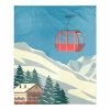 Brand new 👏 Ski Lift Lodge 50x60 Coral Fleece Blanket by Designs Direct ⌛