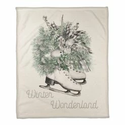 Discount ❤️ Winter Wonderland 50x60 Coral Fleece Blanket by Designs Direct ❤️