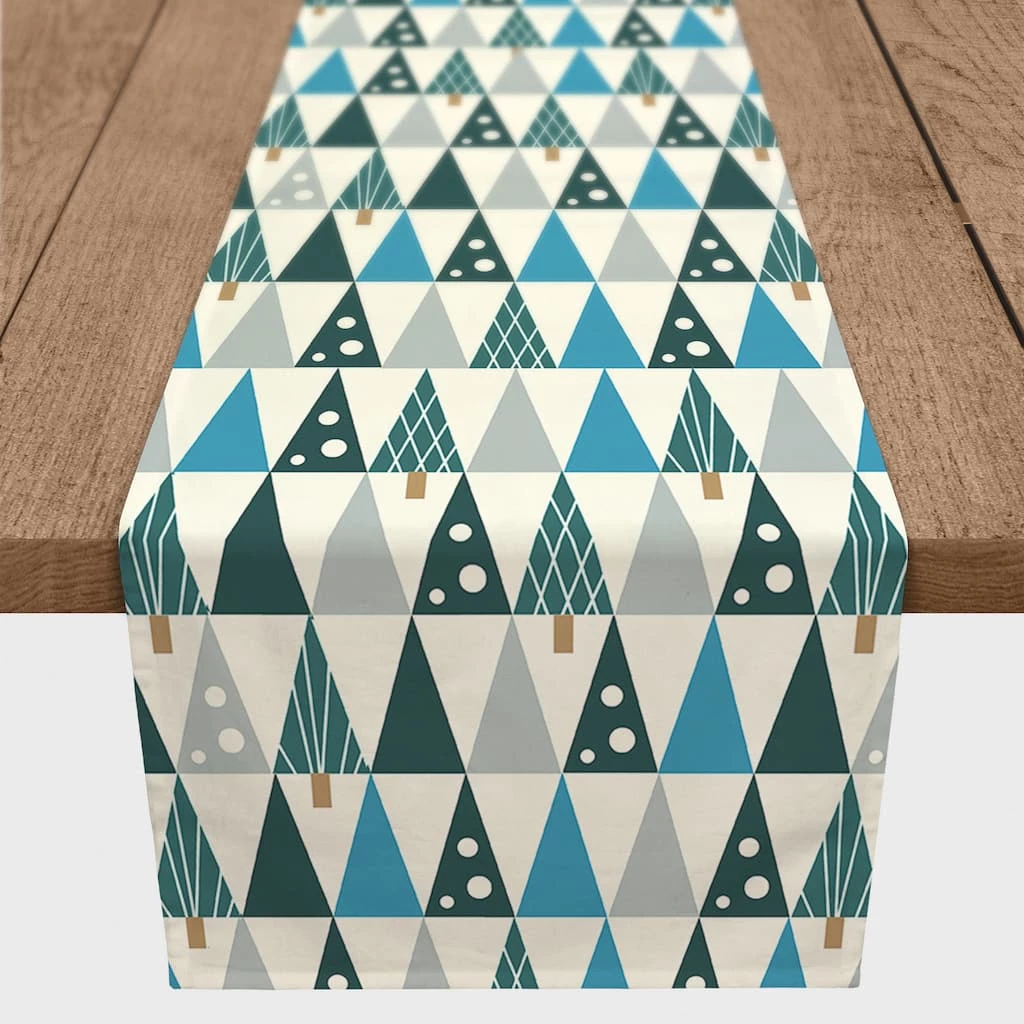 Best deal π₯ Mod Cool Tree 16x90 Poly Twill Table Runner by Designs Direct β€οΈ - Image 2