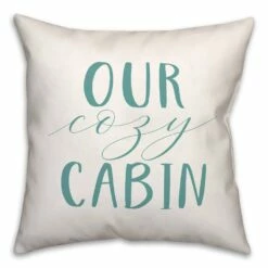 Best deal ✨ Our Cozy Cabin 18x18 Throw Pillow by Designs Direct 👏