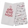 Brand new 🥰 Baby Its Cold Outside Tea Towels - Set of 2 by Designs Direct ⌛