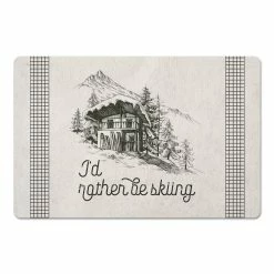 Buy 🛒 Rather Be Skiing Cabin 27x18 Floor Mat by Designs Direct 😉