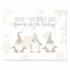 Wholesale 🎉 Gnome Holidays Silver Gold 10x8 Tabletop Canvas by Designs Direct 🛒