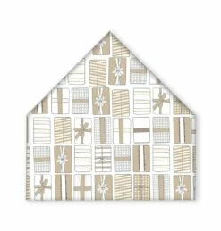 Cheapest 😀 Neutral Gift Boxes 17x17 House Shaped Canvas by Designs Direct 🔥