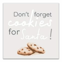 Flash Sale 🎁 Christmas Cookies Santa Canvas Wall Art by Designs Direct 🔥