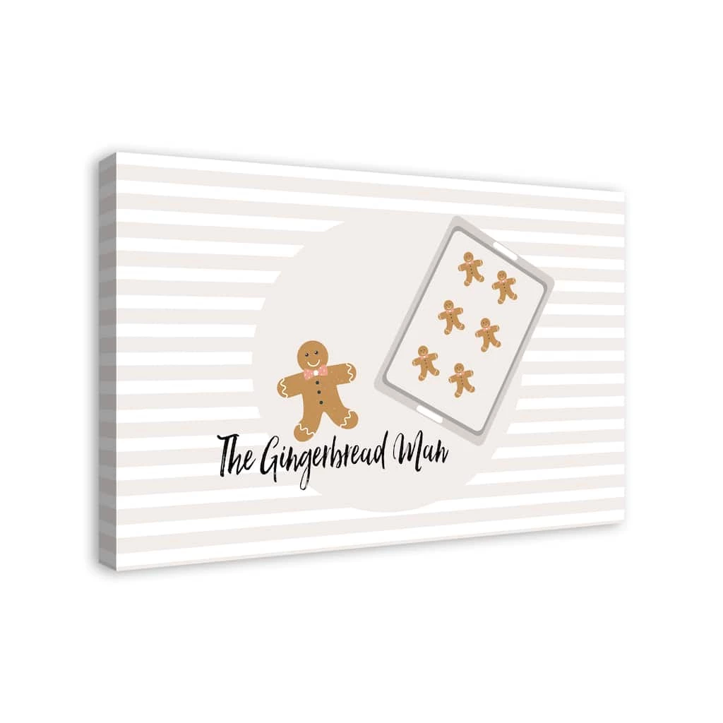 Top 10 π The Gingerbread Man 24x36 Canvas Wall Art by Designs Direct π - Image 2