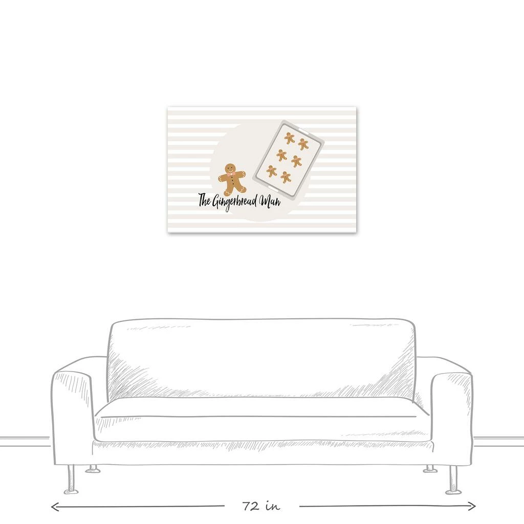 Top 10 π The Gingerbread Man 24x36 Canvas Wall Art by Designs Direct π - Image 5