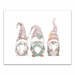 Hot Sale โ๏ธ Joy ๐ Christmas Gnomes Canvas Wall Art by Designs Direct ๐ฅ