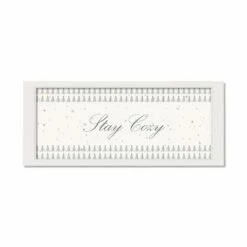 Best Pirce โจ 36" Stay Cozy White Framed Print Wall Art by Designs Direct โจ