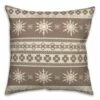 New 🛒 Neutral ❄ Christmas Sweater Throw Pillow by Designs Direct 🎁