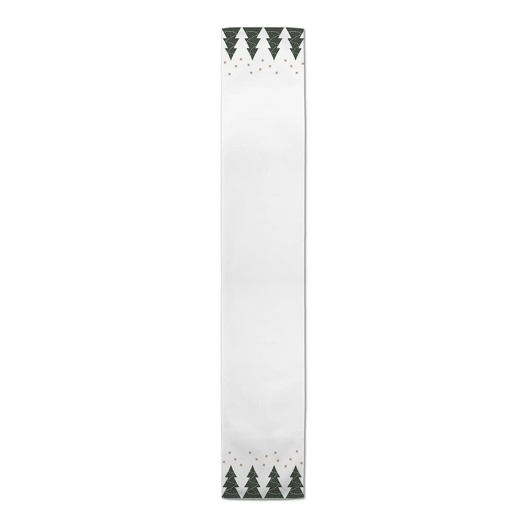 Promo π 90" π Christmas Tree Snow Twill Table Runner by Designs Direct π€© - Image 3