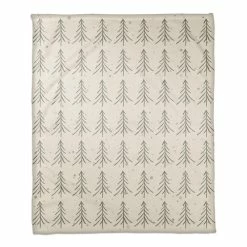 Hot Sale 🔥 Tree Winter Snow 50x60 Coral Fleece Blanket by Designs Direct 🌟