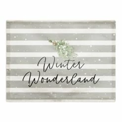 Best Sale ⌛ Winter Wonderland 18x14 Poly Twill Placemat by Designs Direct 🤩