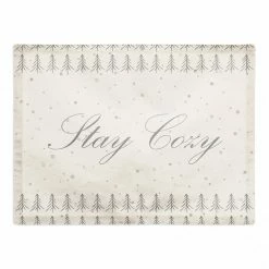 Wholesale 👏 Tree Stay Cozy 18x14 Poly Twill Placemat by Designs Direct ✔️