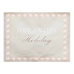 Hot Sale 🛒 Sweet Holiday Peppermint 18x14 Poly Twill Placemat by Designs Direct 👏