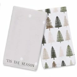 Top 10 ⭐ Tis the Season Snow Trees Tea Towels - Set of 2 by Designs Direct 💯