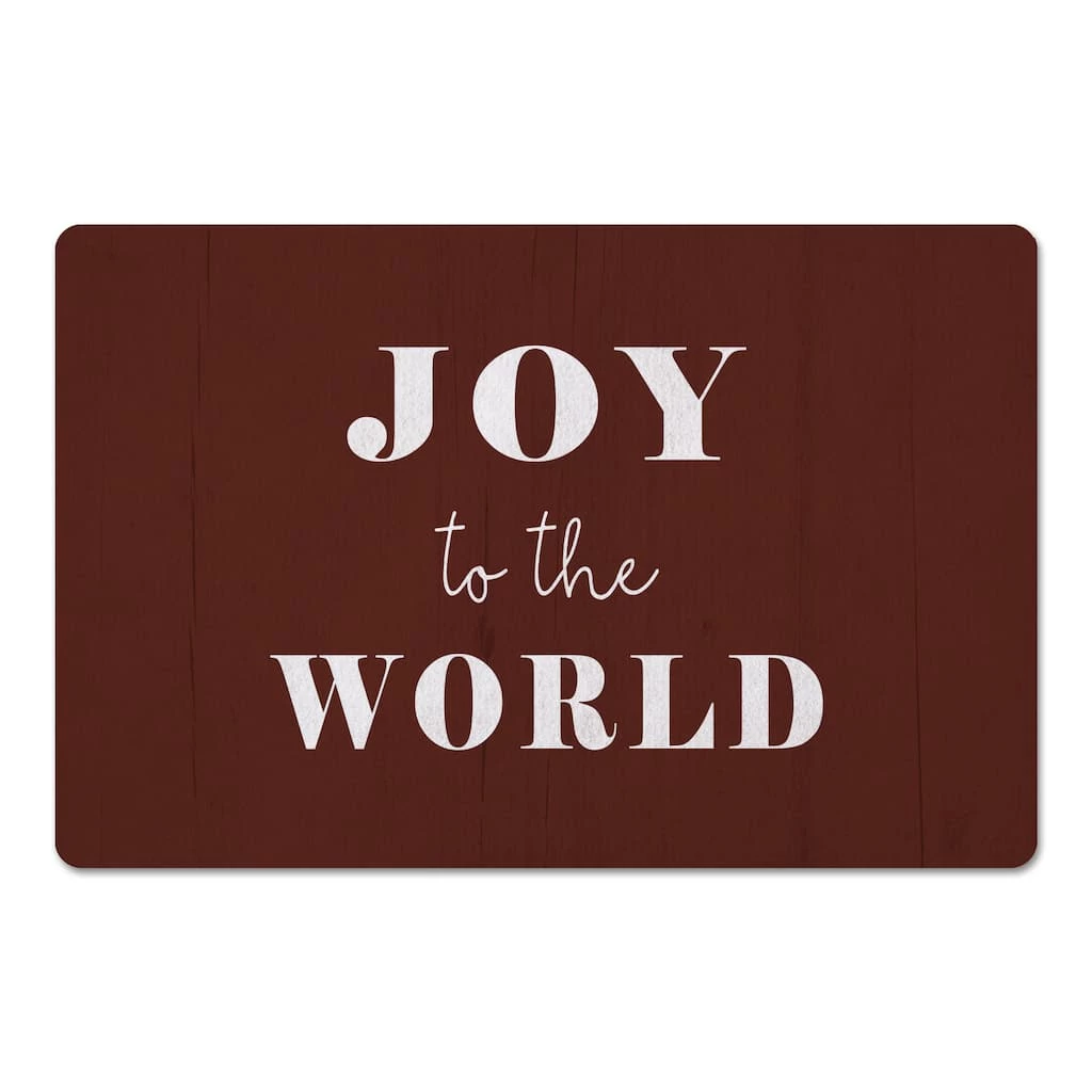 Cheap β Joy To The World 27x18 Floor Mat by Designs Direct π