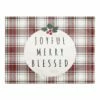 Best Sale 🔥 Joyful Merry Blessed 18x14 Cotton Twill Placemat by Designs Direct 👍