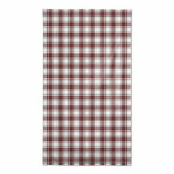 Coupon ๐ฏ Red Gray Plaid 58x102 Tablecloth by Designs Direct ๐