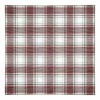 Outlet 🔔 Red Gray Plaid 10x10 Cotton Twill Napkin by Designs Direct 🎁