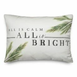 Outlet 🌟 All Is Bright 14x20 Throw Pillow by Designs Direct ⭐