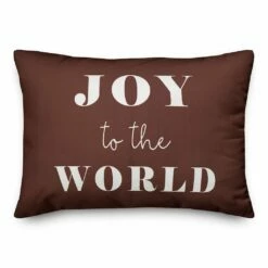 Best deal 👍 Joy To The World 14x20 Throw Pillow by Designs Direct ⭐