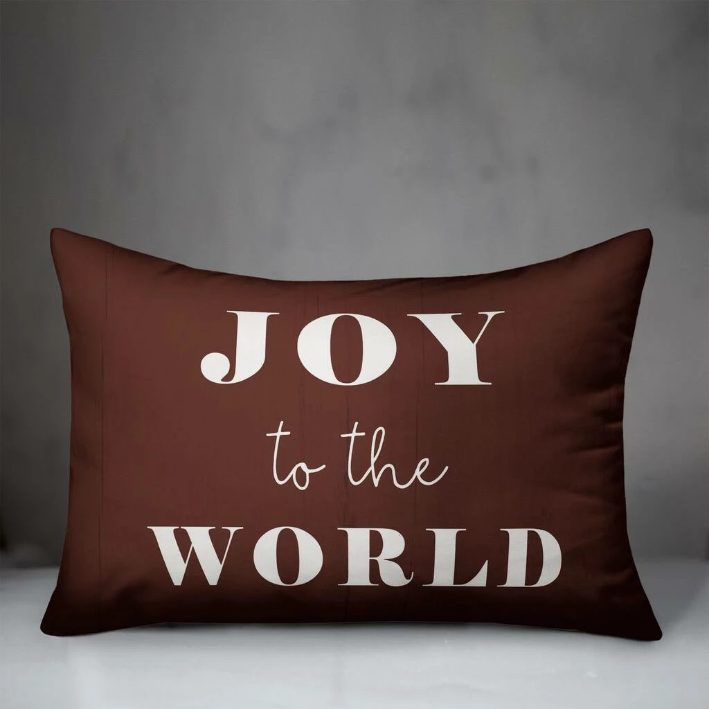 Best deal π Joy To The World 14x20 Throw Pillow by Designs Direct β - Image 2