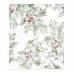 Best deal ๐ Holly Berry Leaves 50x60 Sherpa Fleece Blanket by Designs Direct ๐