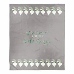 Flash Sale ⌛ Gnome For Holidays 50x60 Sherpa Fleece Blanket by Designs Direct ✔️