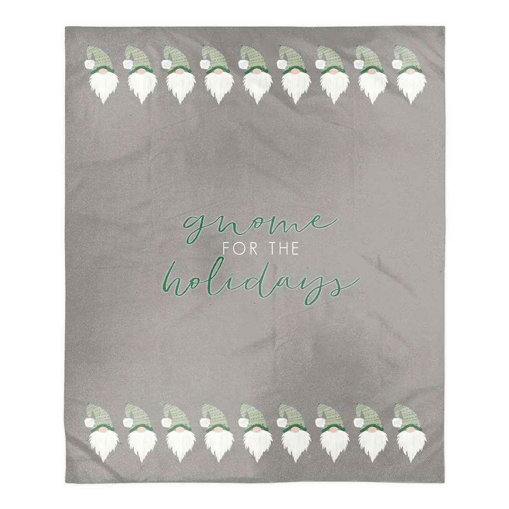 Flash Sale ⌛ Gnome For Holidays 50x60 Sherpa Fleece Blanket by Designs Direct ✔️