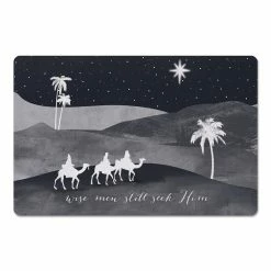 Wholesale 💯 Wise Men Seek Him 27x18 Floor Mat by Designs Direct 🛒