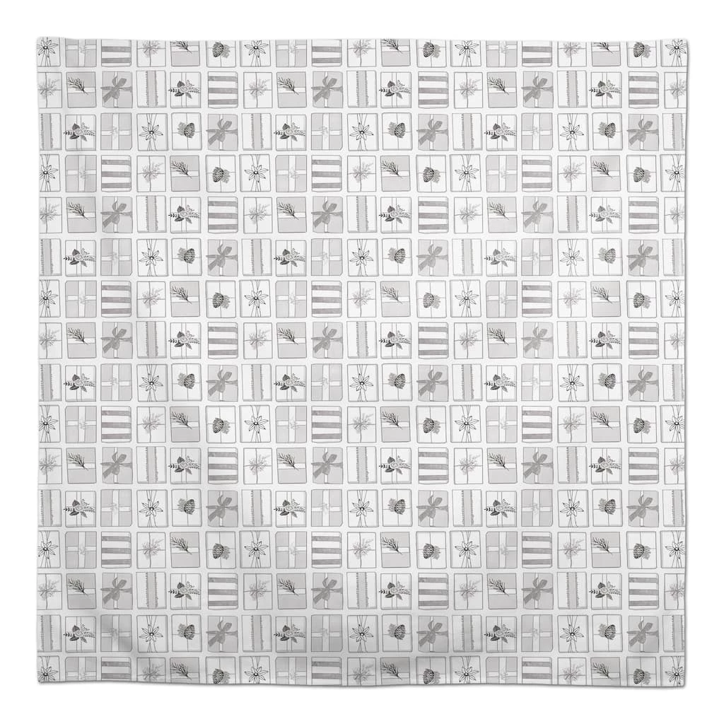 Top 10 ๐ Silver Presents 58x58 Tablecloth by Designs Direct โญ