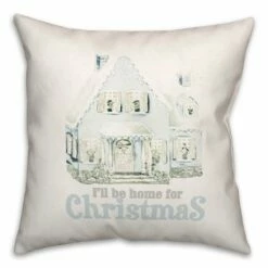 Best deal 🌟 Home For 🎁 Christmas Throw Pillow by Designs Direct 🔥