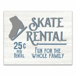 Discount 🎉 Skate Rental 14x11 Canvas Wall Art by Designs Direct 🤩