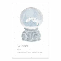 Cheap 🎁 Winter Globe 12x18 Canvas Wall Art by Designs Direct 😉