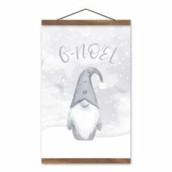 Buy 🎉 Gnoel Gnome 12x18 Teak Hanging Canvas by Designs Direct ✔️
